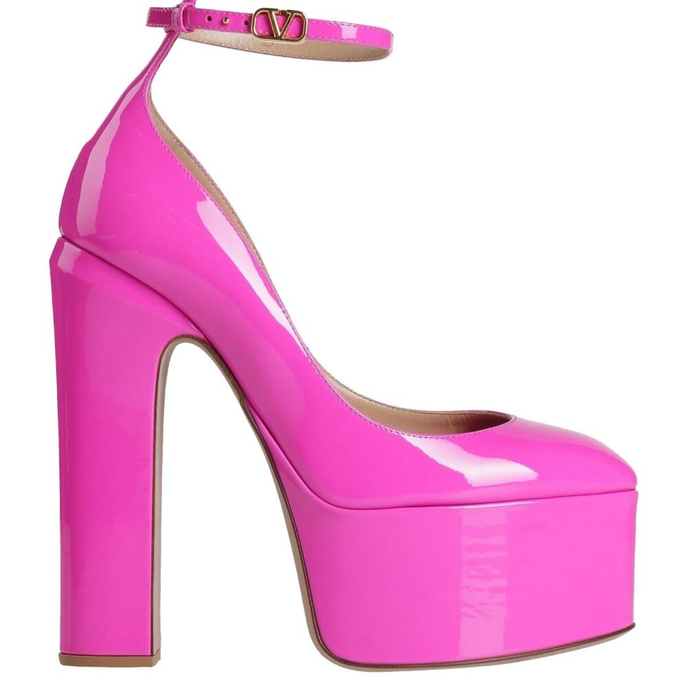 Valentino Garavani Tan-Go 155mm patent leather pumps